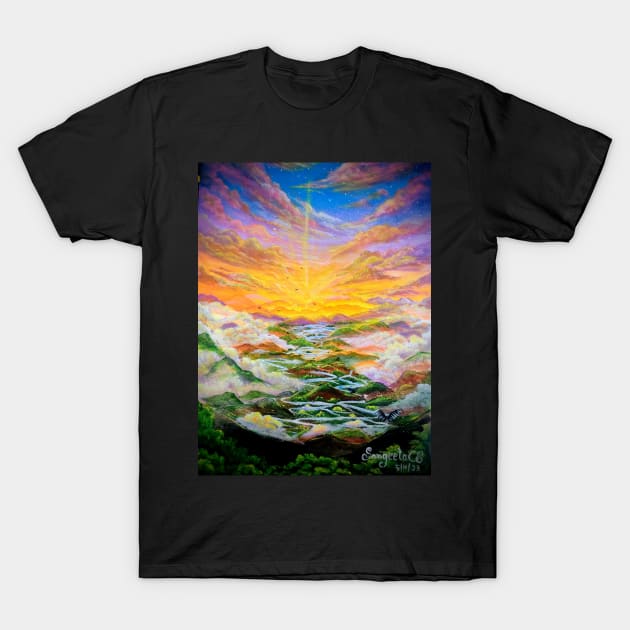 From the heavens T-Shirt by Sangeetacs